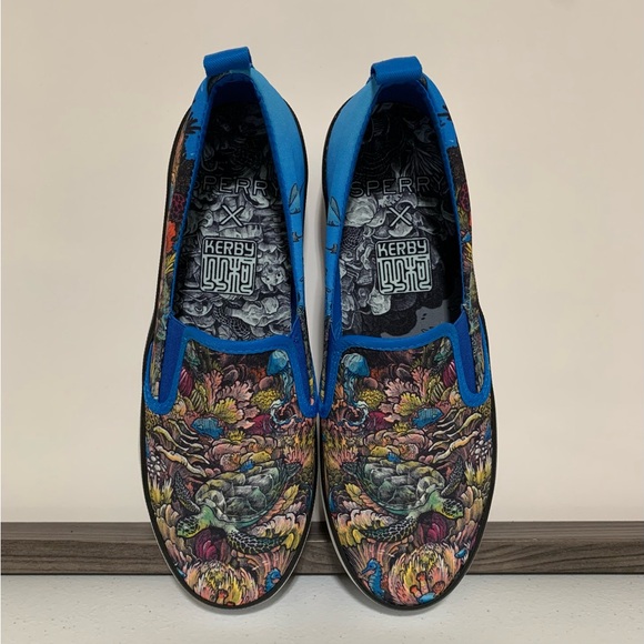 Sperry × Kerby Crest Twin Gore Utopia Platform Slip-On Sneakers-Size 6.5 NWOT - Picture 4 of 13